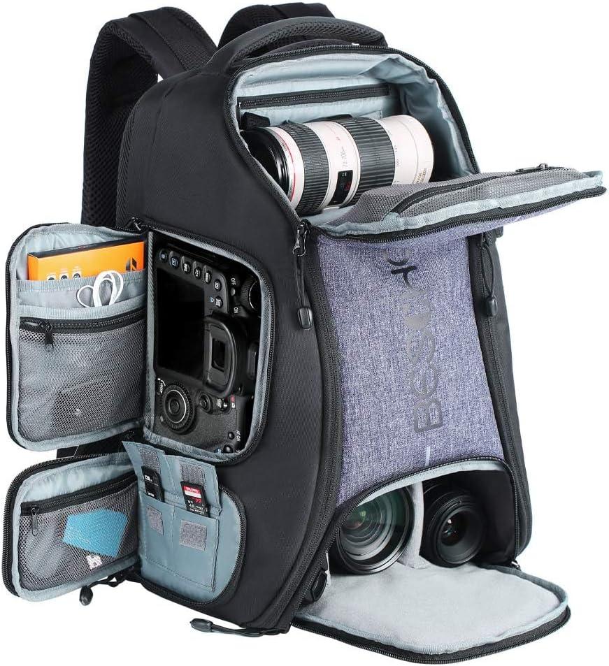 BESCHOI Waterproof Photography Backpack for DSLR and Accessories