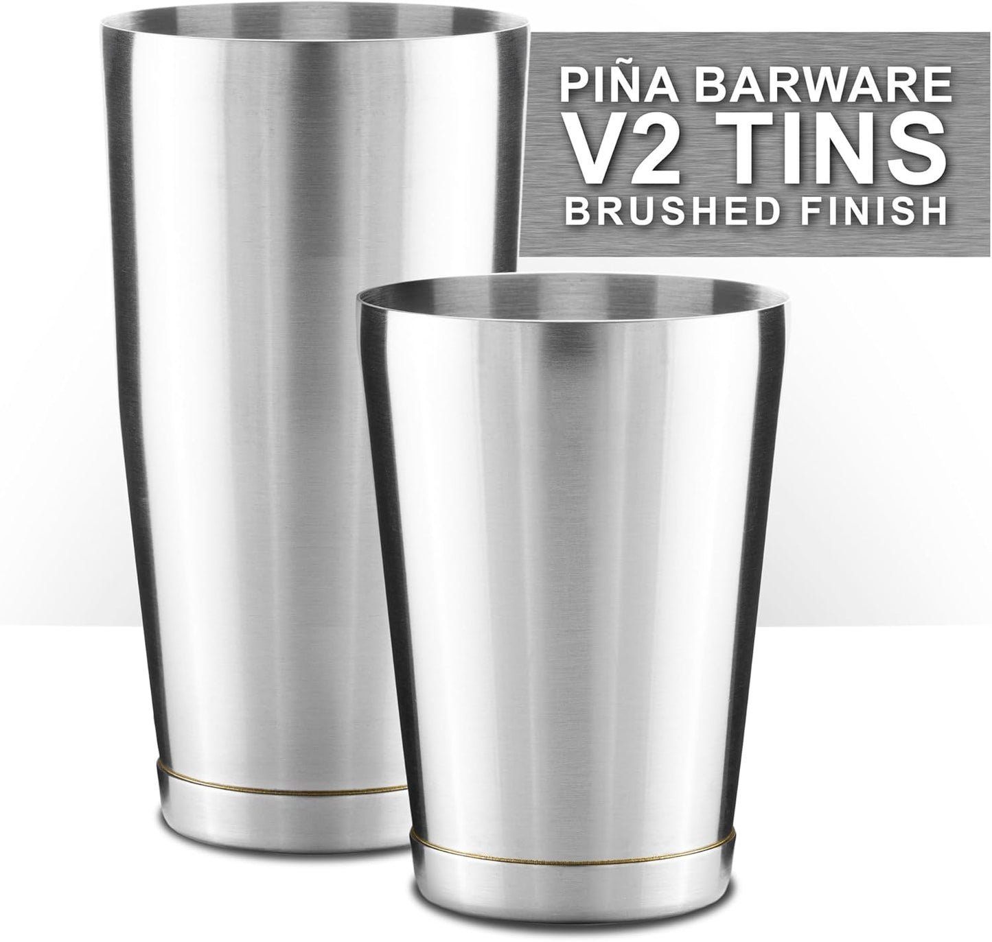 Pia Barware Stainless Steel Shaker Set - Professional Quality