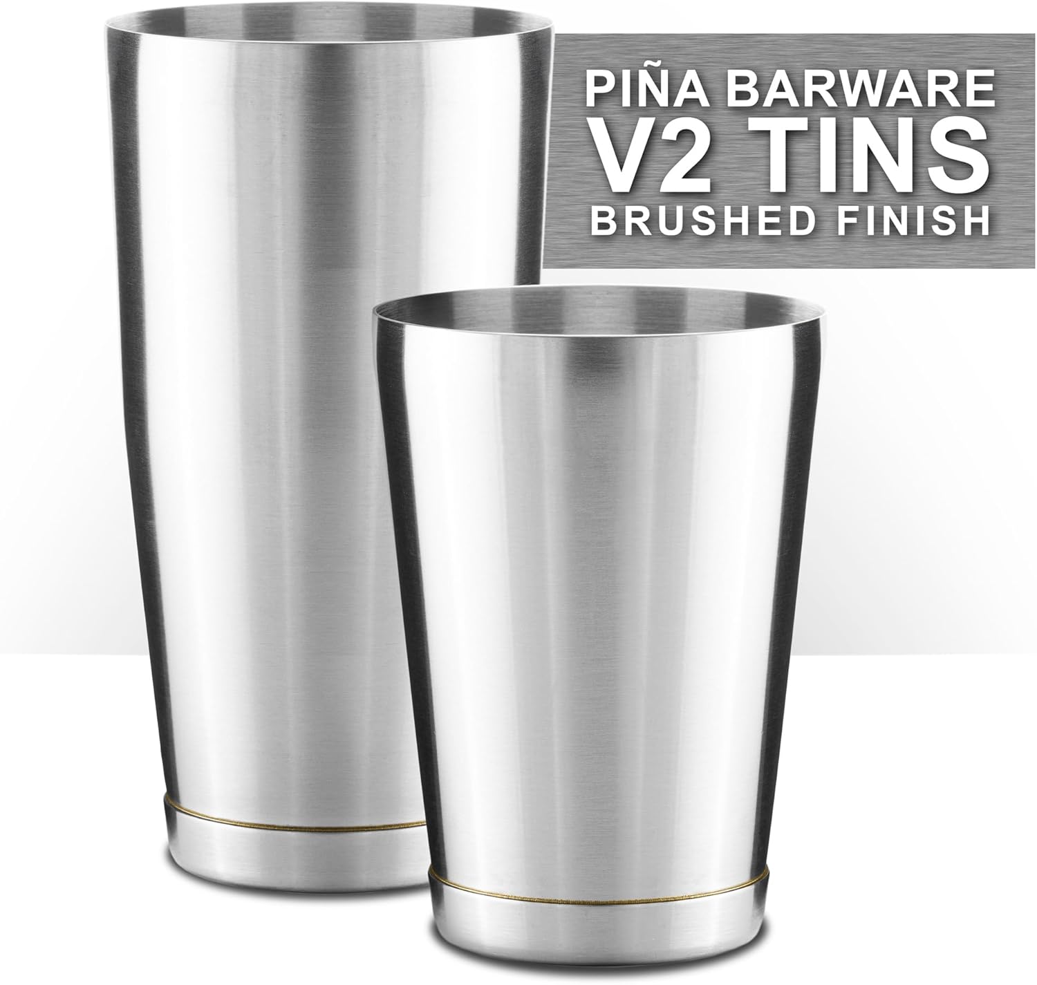 Pia Barware Stainless Steel Shaker Set - Professional Quality