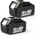 18V 5000mAh Replacement Battery Pack (2 Pack) - Longer Run Time