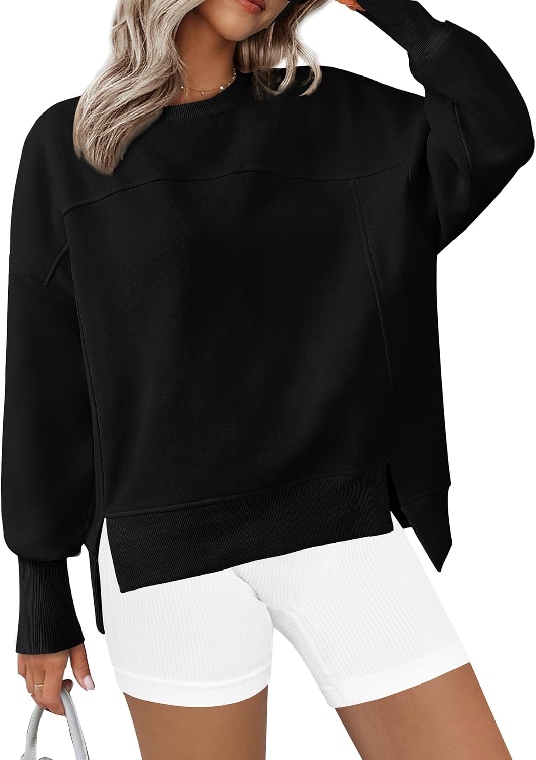 BTFBM Women's Casual Crewneck Sweatshirts for All Seasons