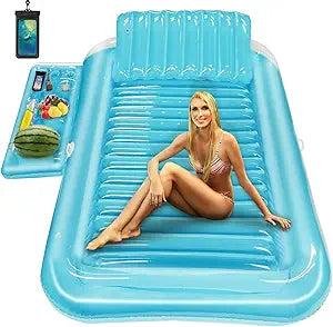 Inflatable Tanning Pool Lounger Float for Ultimate Relaxation