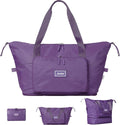 Foldable Travel Tote Bag for Women 40L - Packable Weekender Bag