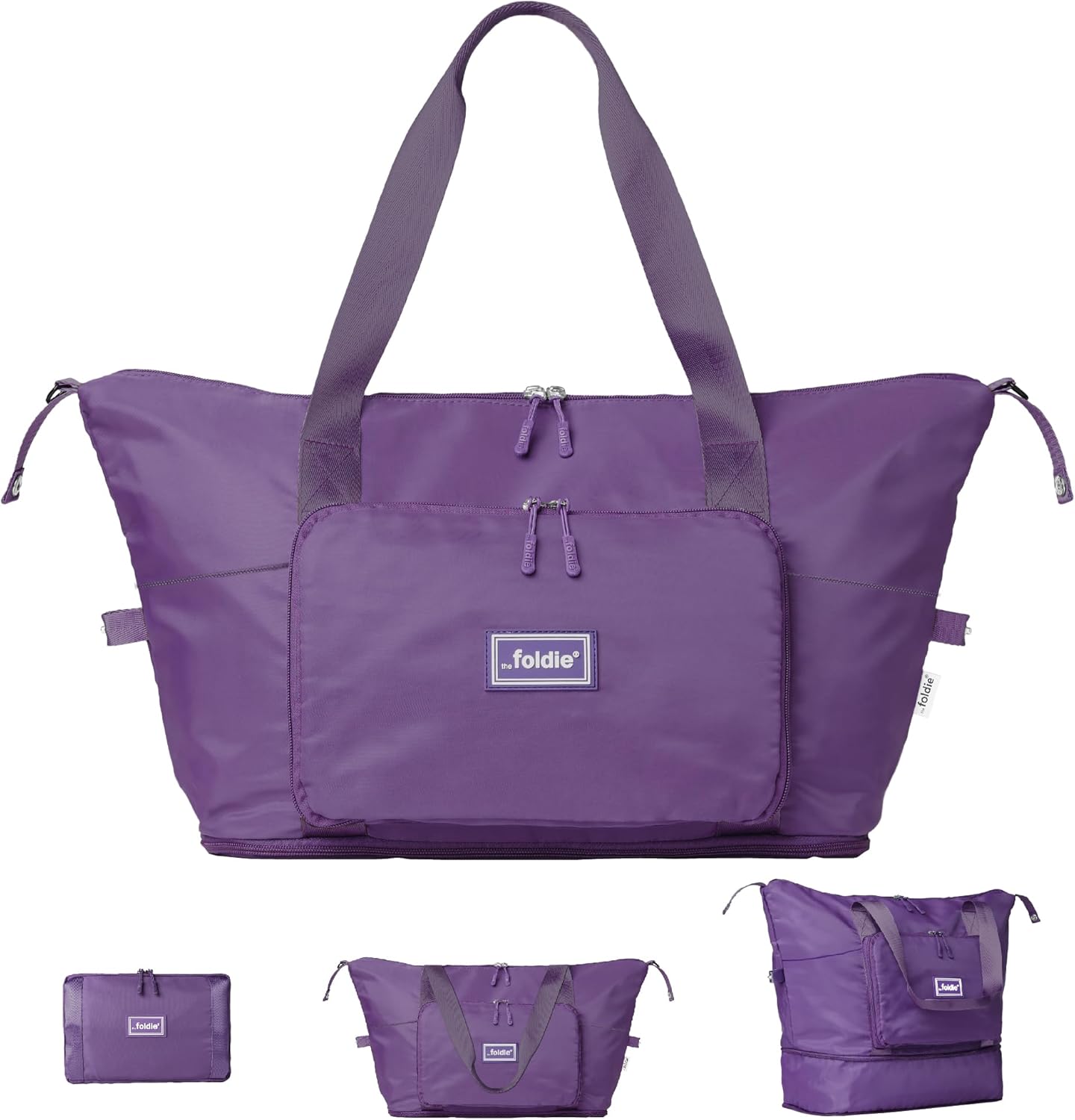 Foldable Travel Tote Bag for Women - 40L Weekender Bag