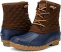 STQ Duck Boots for Women Waterproof Quilted Snow Boots - Warm Traction