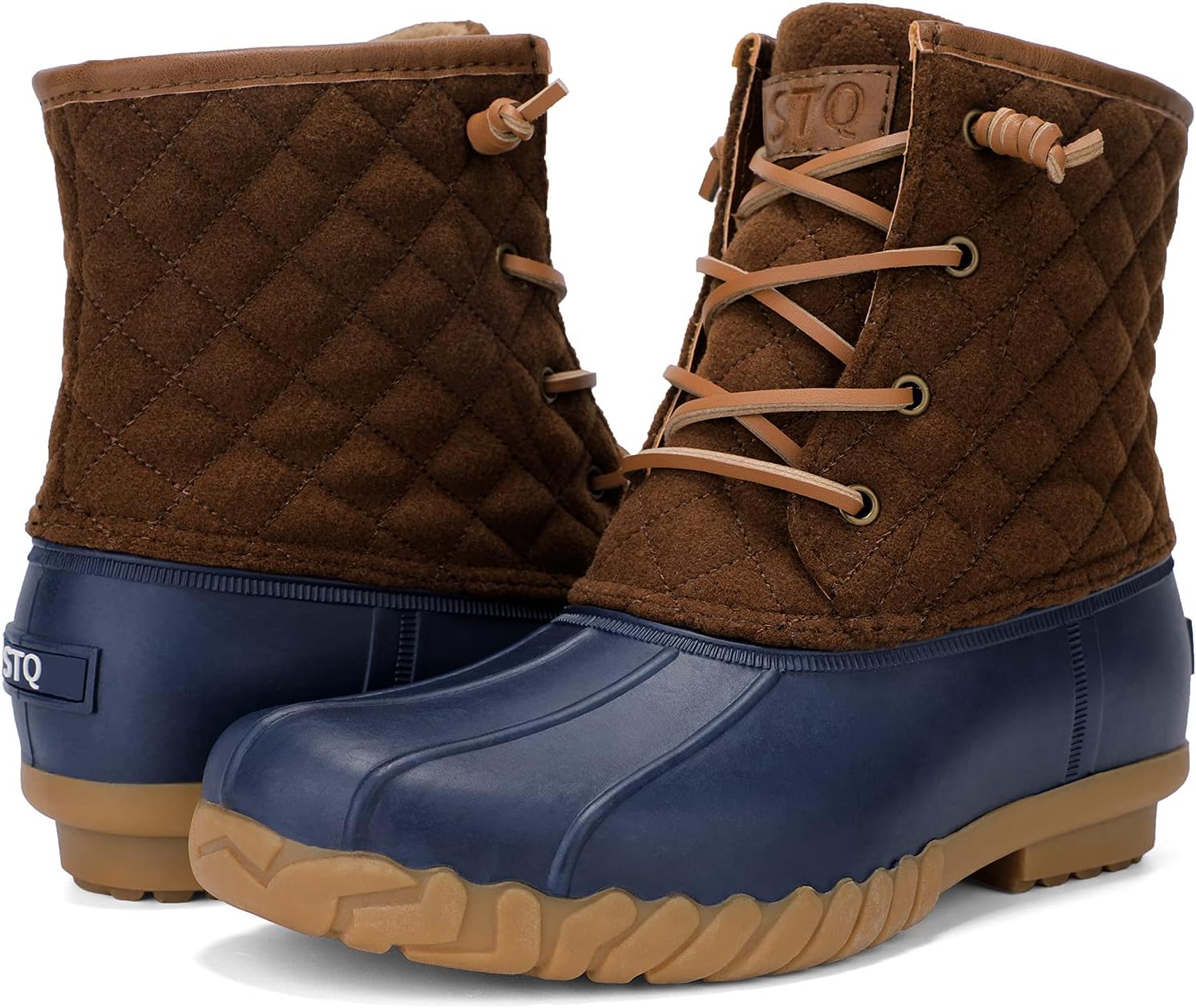 Waterproof Winter Duck Boots for Women - STQ Quilted Design