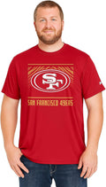 Zubaz NFL Men's Team Graphic T-Shirt - Bold Team Logo Pride Fan