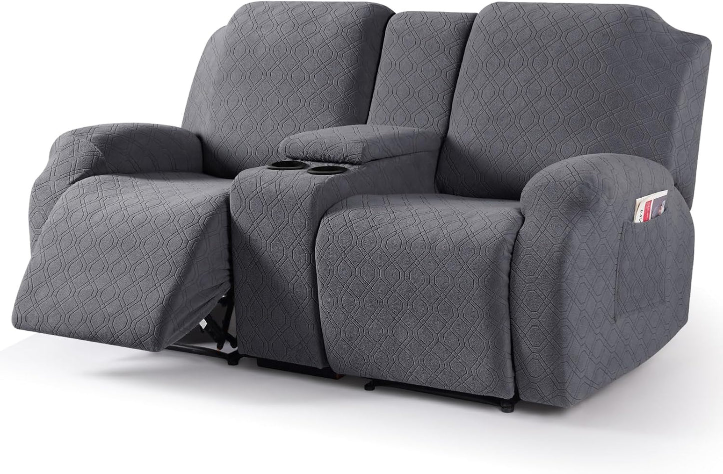 VANSOFY Recliner Loveseat Cover for 2 Seat Sofa Protection