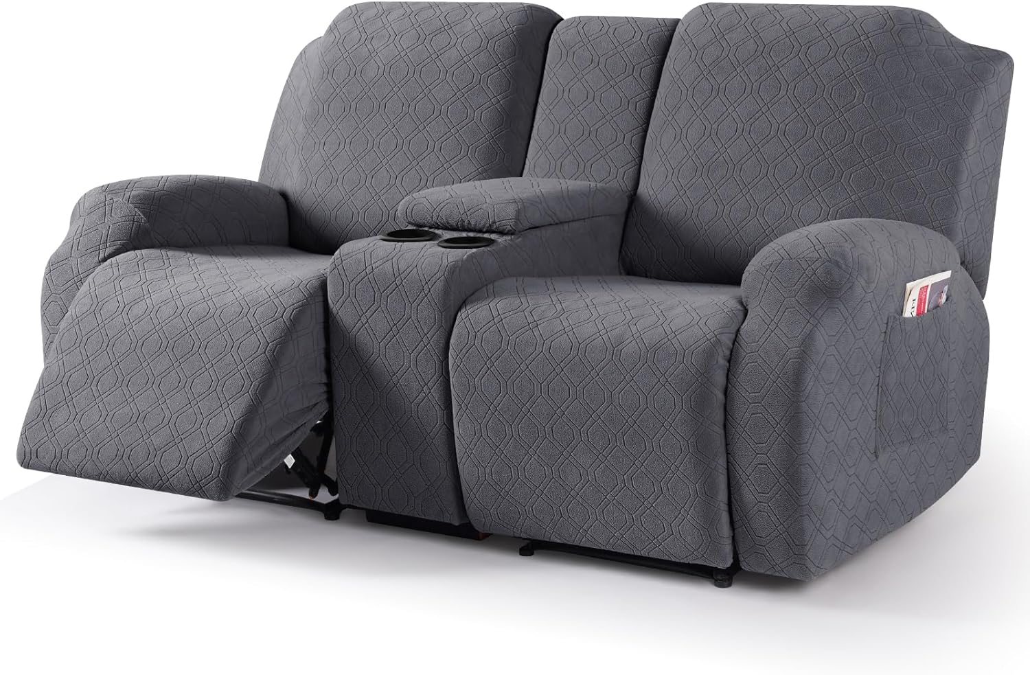 VANSOFY Recliner Loveseat Cover for 2 Seat Sofa Protection