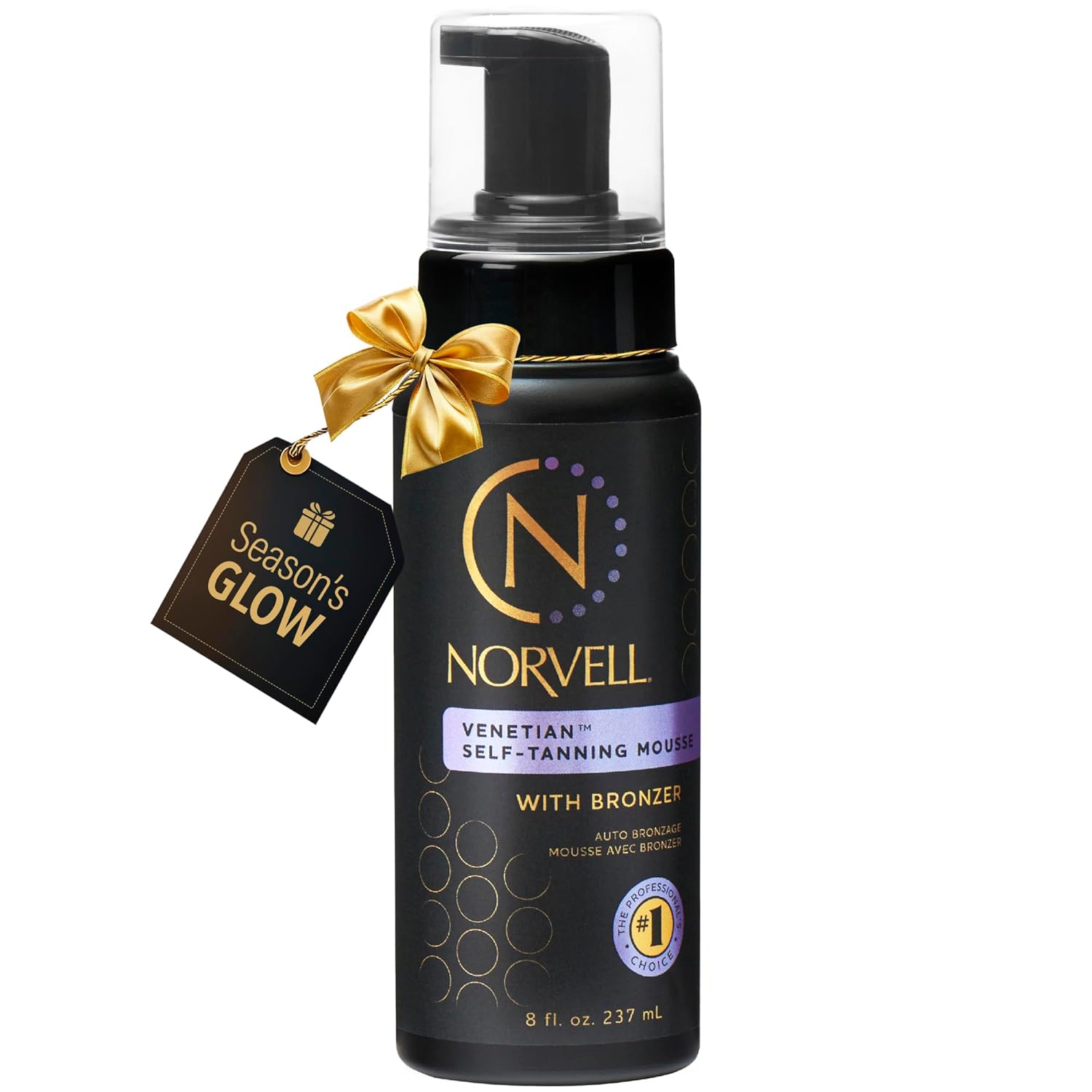 Norvell Venetian Sunless Tanner Mousse for Natural Bronzing Glow
