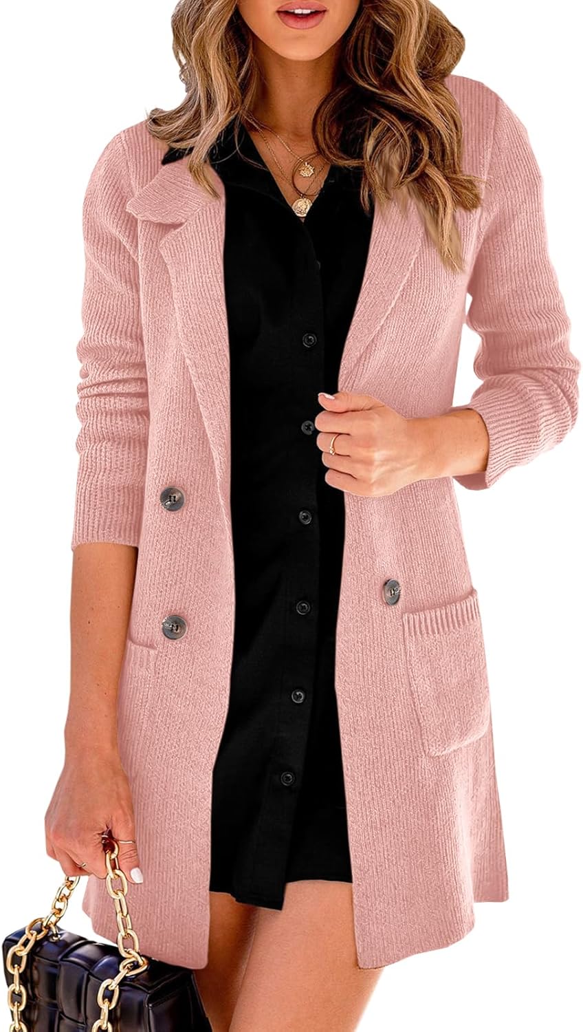 Danedvi Women Open Front Cardigan - Stylish Long Sweater Coats