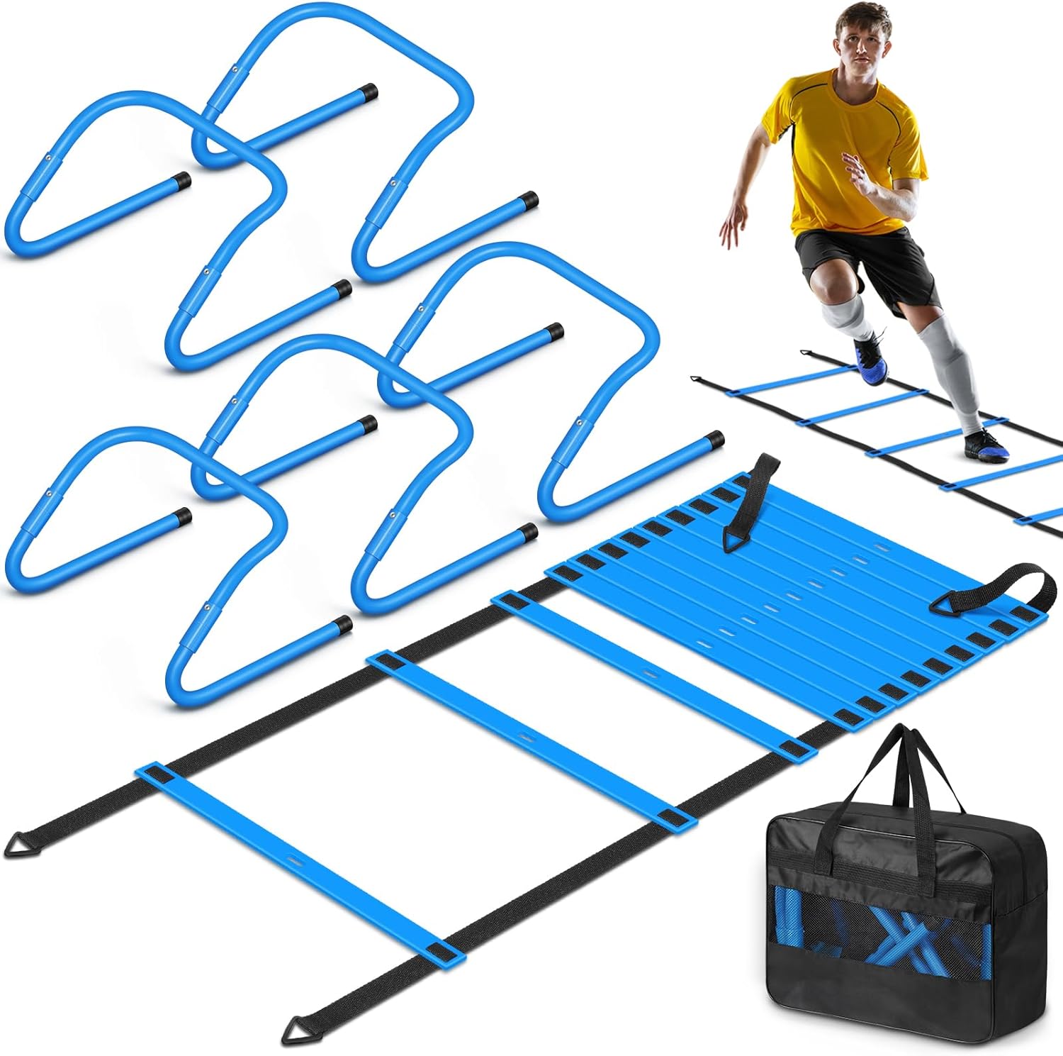 Speed and Agility Training Equipment Set for All Ages and Skills
