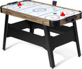54 Inch Air Hockey Table for Kids & Adults - Oak or Black