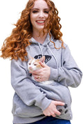 ALYC Pet Pouch Hoodie - Big Fleece Pouch Pullover for Pets