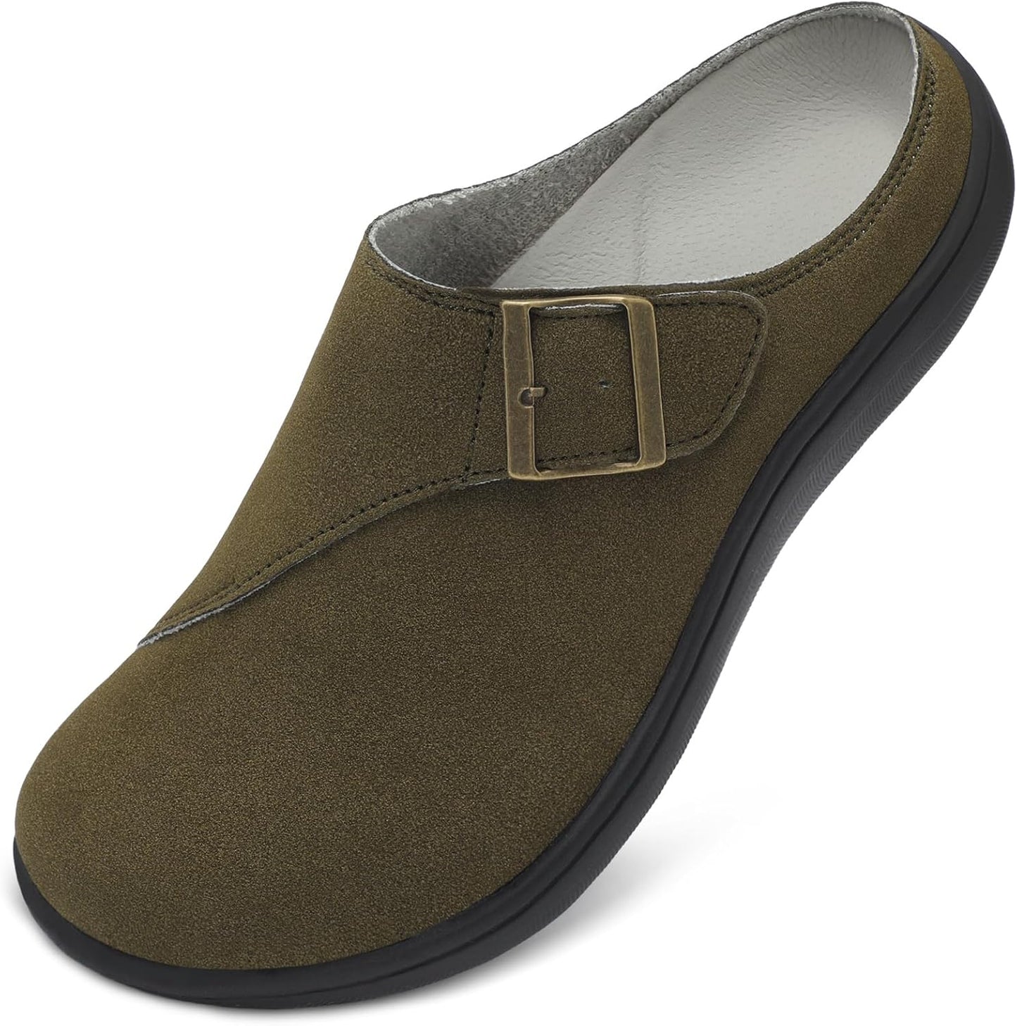 LeIsfIt Womens Wide Clogs for Diabetic Mules and Comfort