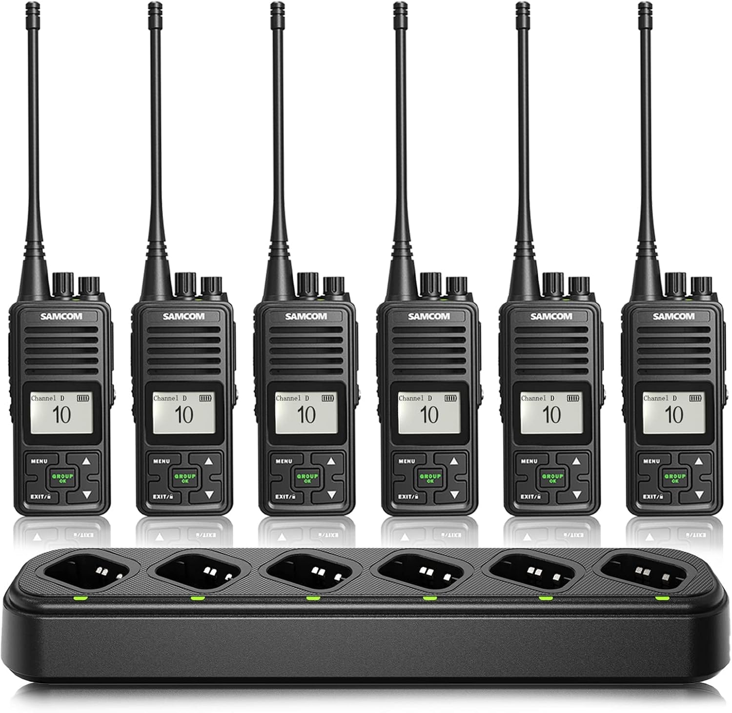SAMCOM FPCN10A Two Way Radios with Long Battery Life and Charger