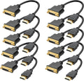 HDMI to DVI Cable Bi-Directional Adapter (10 Pack) - Simple 4K Video