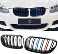 E92 Grill Double Slats M Color Grille Compatible with BMW 3 Series