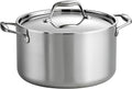 Tramontina Tri-Ply Clad 6-Quart Sauce Pot - Even Heat, Oven-Safe