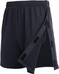 Tear Away Athletic Cotton Shorts for Recovery - Easy Open Comfort