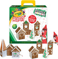 CreateOn Crayola Gingerbread House Magnetic Tiles - Holiday STEM Set