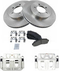 TRQ Front Brake Pad & Rotor Kit Compatible with 2002-2005 Ford