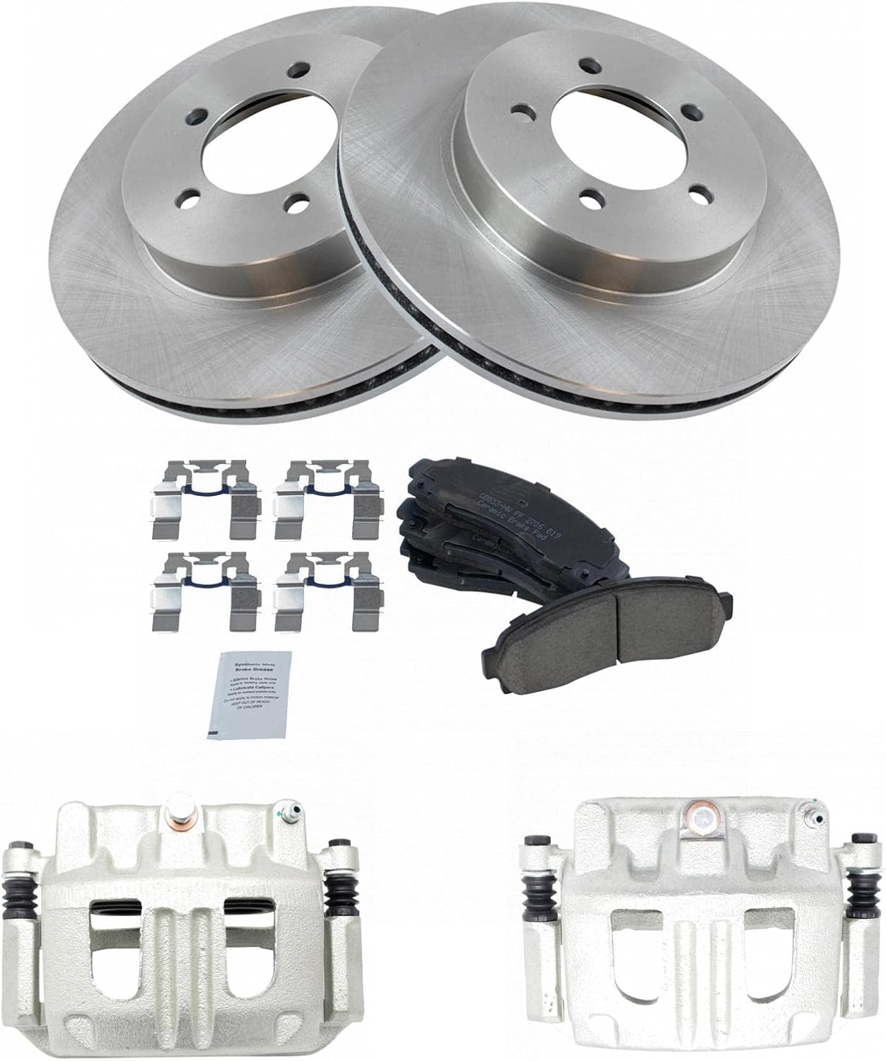 TRQ Front Brake Pad & Rotor Kit for 2002-2005 Ford Explorer
