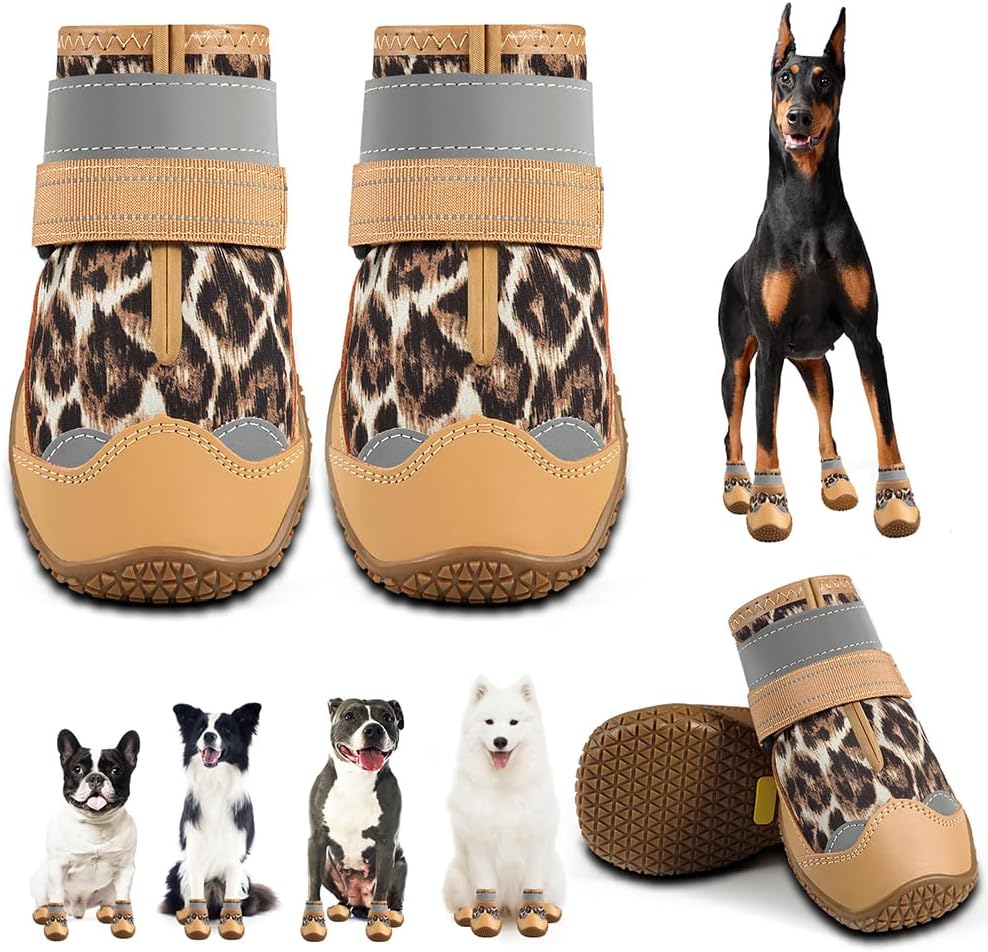 Dog Shoes for Small Dogs - Waterproof Booties for All Seasons