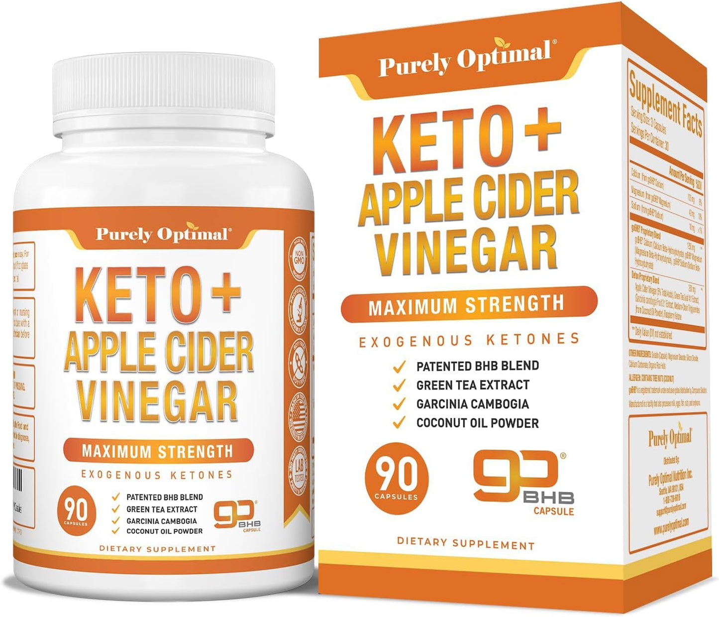 Keto BHB & ACV Capsules - Ketosis Support