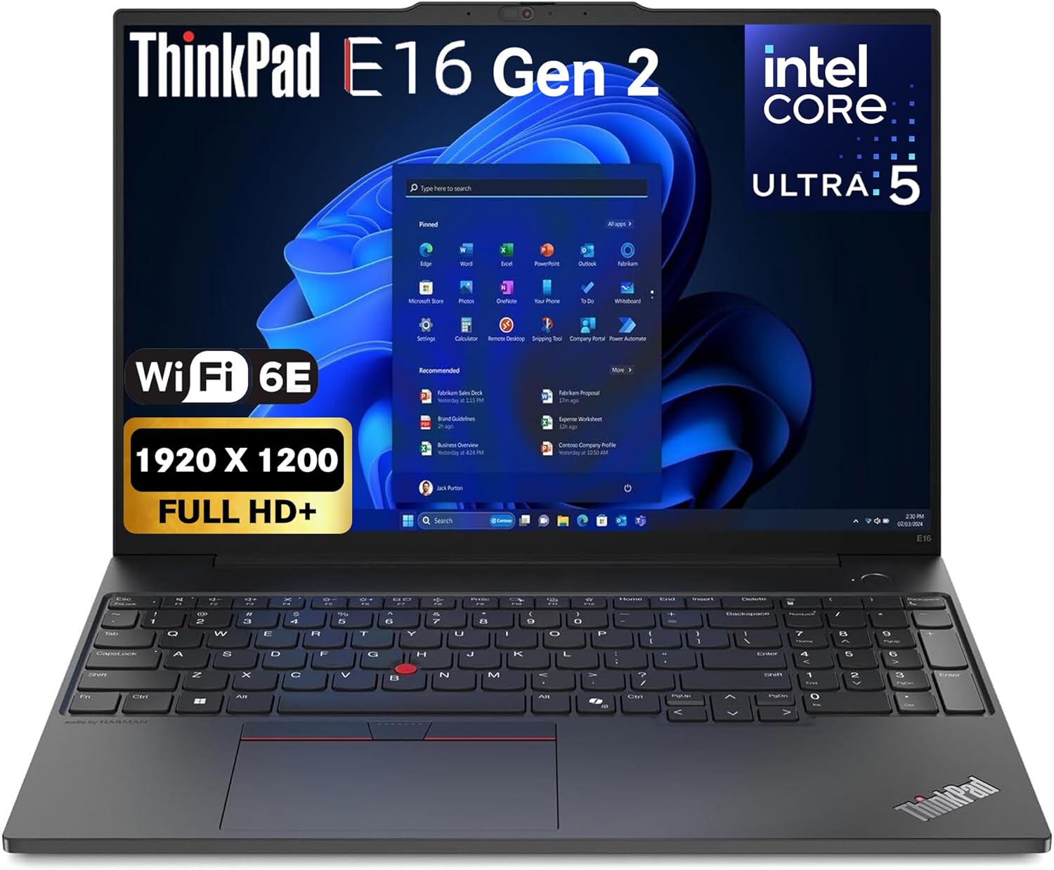 Lenovo ThinkPad E16 Gen 2: Powerful Business Laptop with FHD+ Display