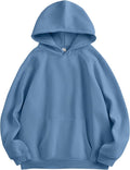 Trendy Women's Oversized Fleece Pullover Hoodie - Comfy Look
