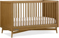 Delta Children Dylan 4-in-1 Convertible Crib, Acorn - Mid-Century
