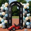 Race Track Arch Backdrop Stand 7 ft - Racing Party Photo Backdrop