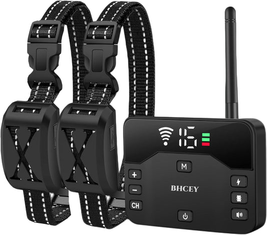 2024 Wireless Dog Fence: 2-in-1 Training System - BHCEY
