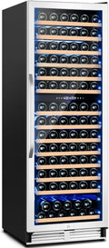 180 Bottles Wine Fridge 24 in Dual Zone Wine Cooler - Large Capacity