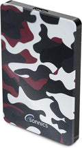 Sonnics 1TB Red Camo Pocket Drive USB 3.0 - Compatible with Windows PC, Mac, Xbox ONE, PS4