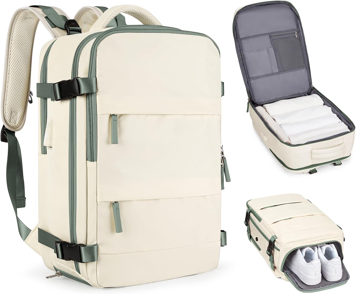 Large Travel Backpack for Women and Men - Airline Approved Carry On