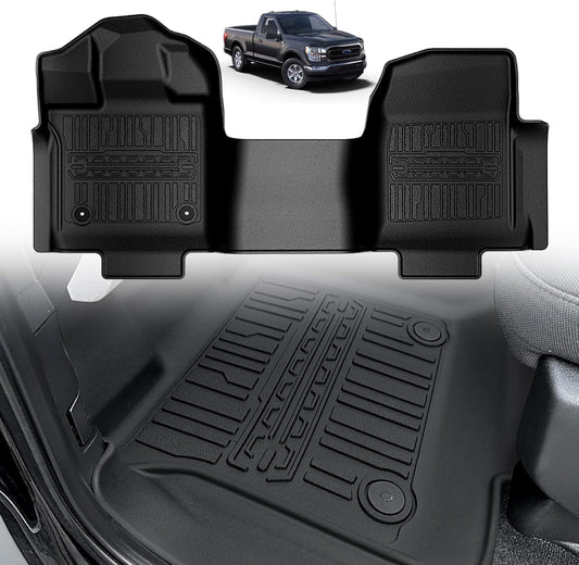TripleAliners Floor Mats for 2015-2025 Ford F150 Regular Cab