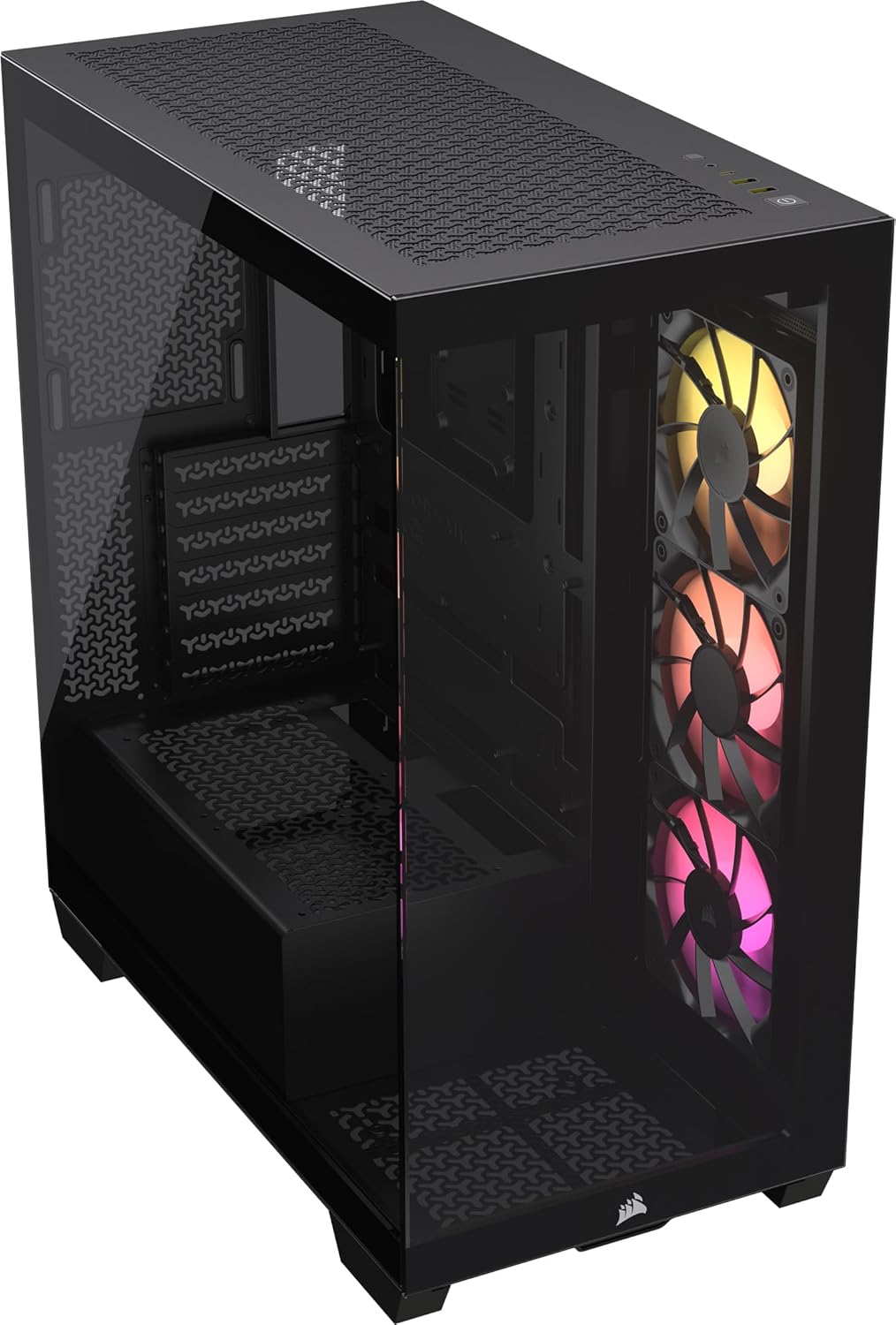 Enhanced Cooling: CORSAIR 3500X ATX Case with 3 ARGB Fans
