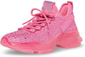 Steve Madden Womens Maxima Fashion Sneaker - Sparkle Comfort