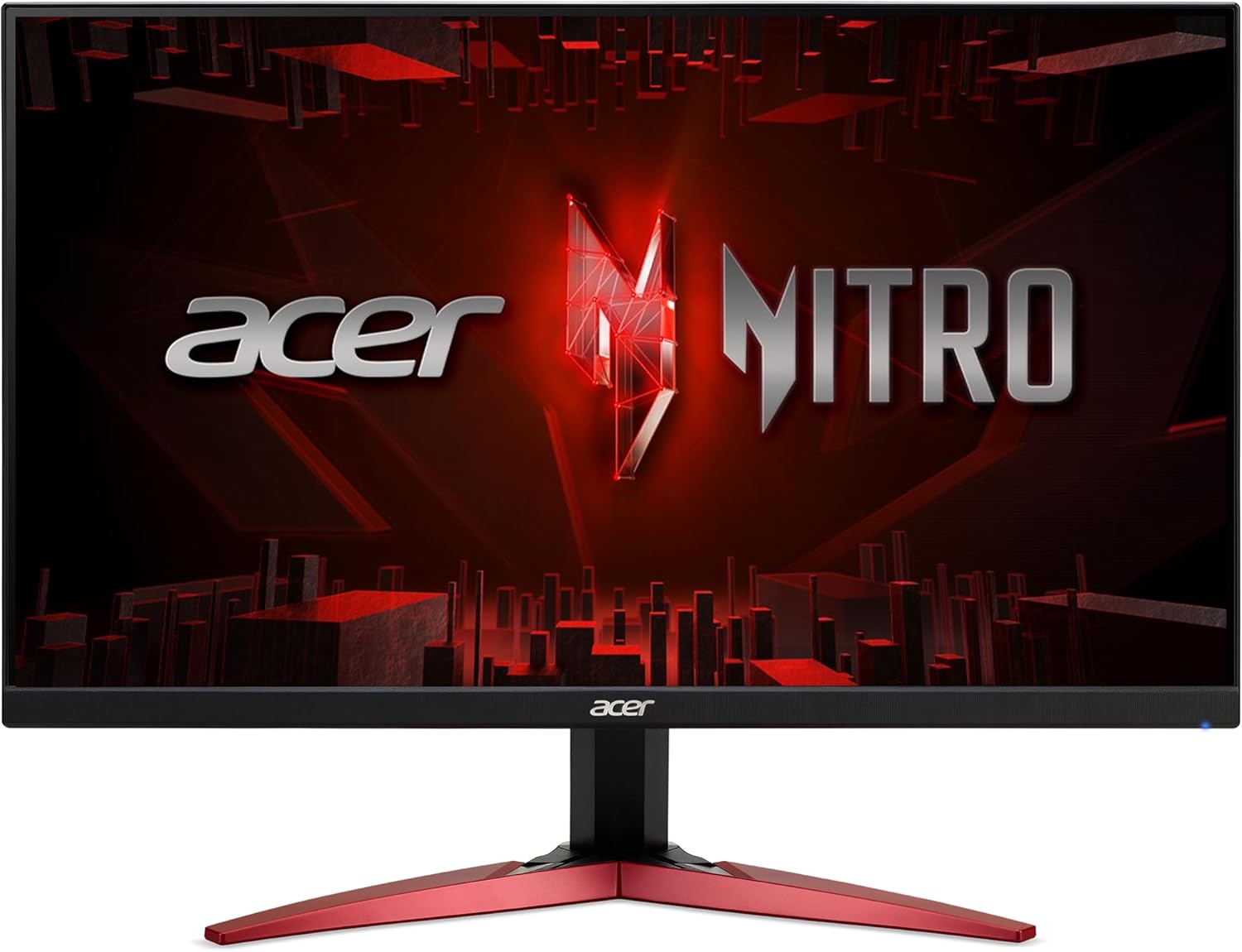 Acer Nitro 23.8 Full HD Gaming Monitor | 180Hz Refresh | AMD FreeSync | HDR10 | 0.5ms Response