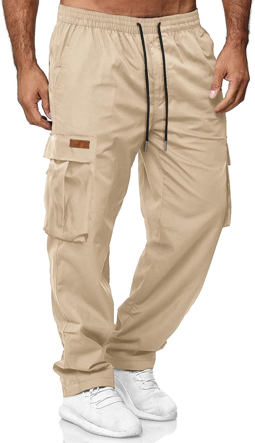 HOTake Men's Casual Cargo Sweatpants for All Seasons and Occasions