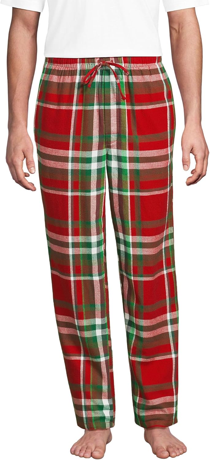 Lands' End Men's Flannel Pajama Pants for Ultimate Comfort