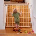 Babelio Baby Gate for Stairs, Doorways & Kitchens - Extra Tall Safety