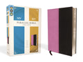 NIV KJV Parallel Bible Large Print Leathersoft Pink Brown Review