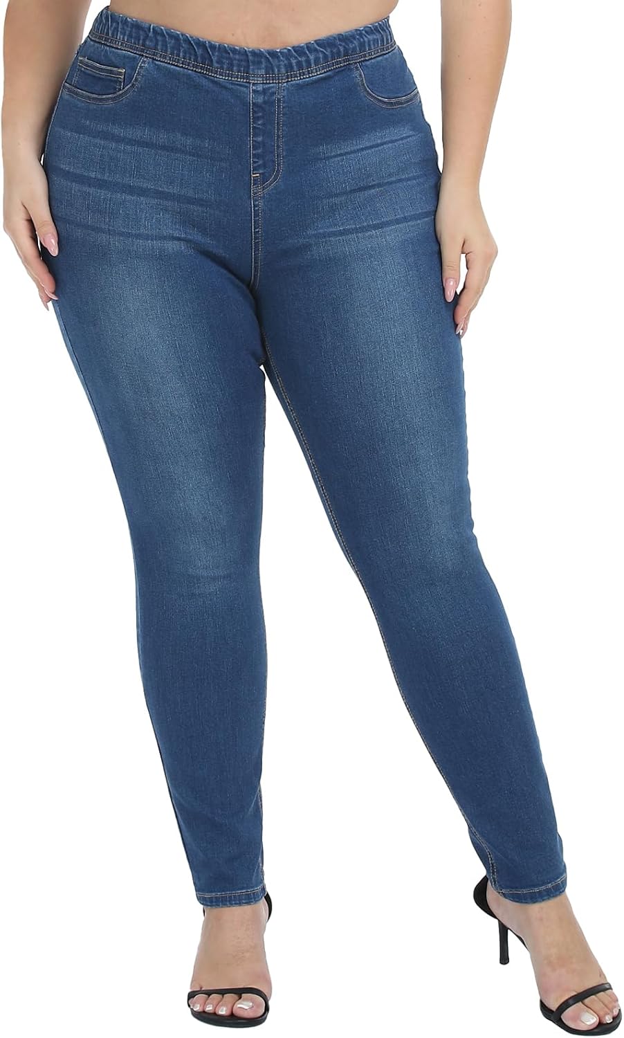 LICTZNEE High Waist Jeggings for Women - Stretchy Slim Fit Jeans