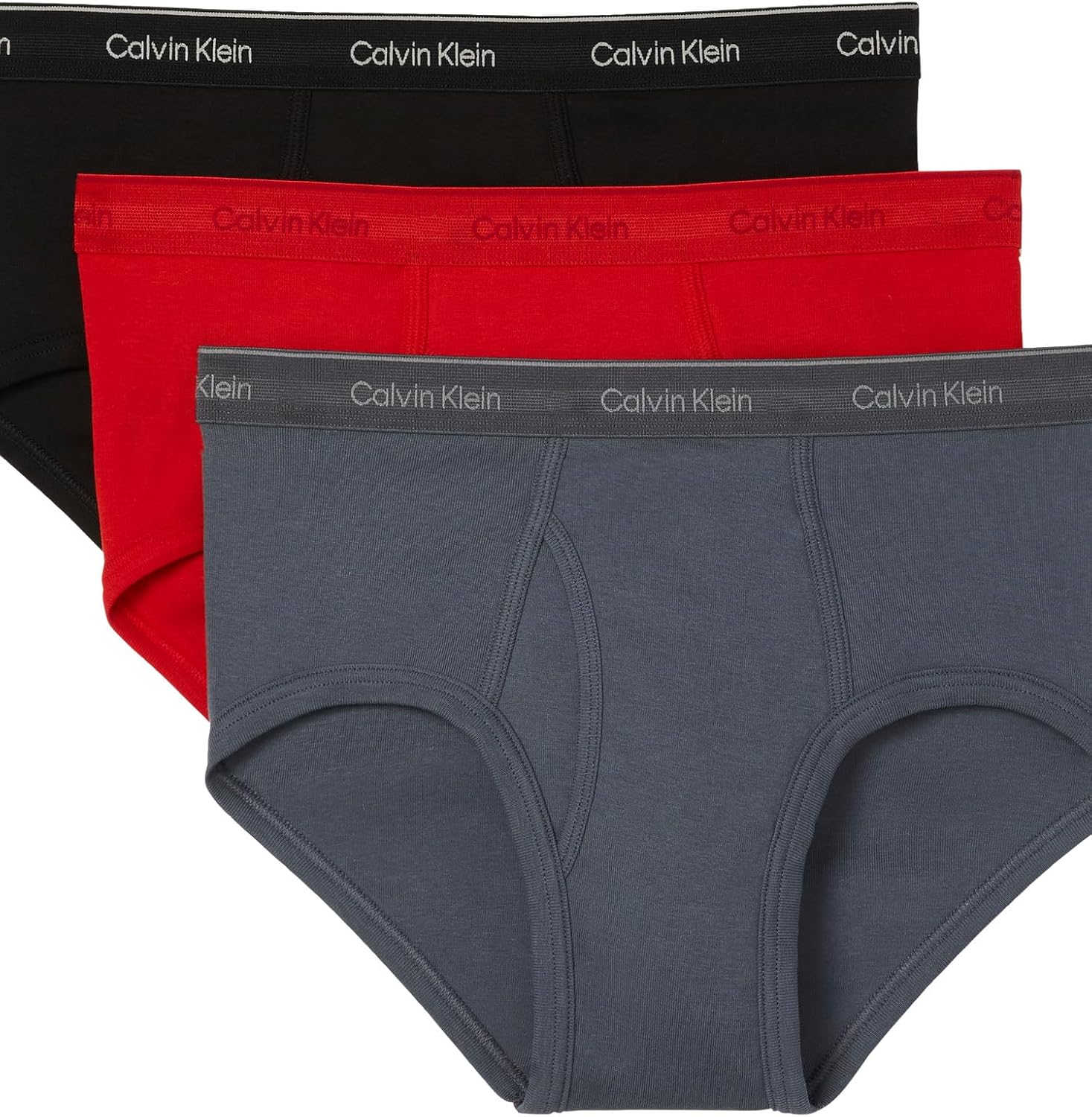 Calvin Klein Men's Cotton Classics 3-Pack Briefs for Comfort