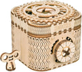 ROKR 3D Wooden Puzzle Mechanical Treasure Box Model - Engaging DIY