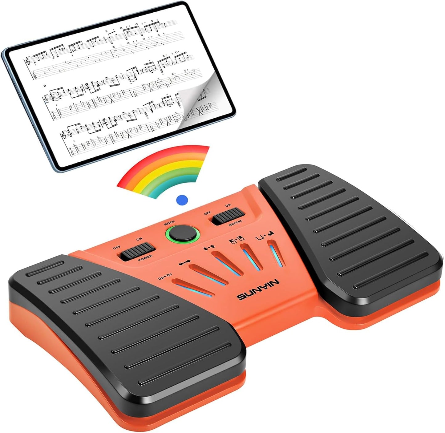 Wireless Page Turner Pedal for Music and Performance Needs