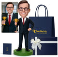 Custom Bobblehead 6/7/8 in Personalized Bobblehead Dolls - Handmade